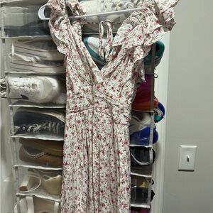Altar'd State Pink Floral Maxi Dress